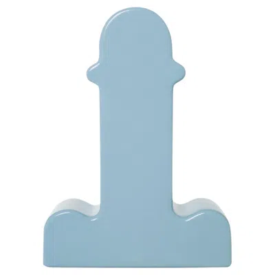 Pre-owned Ettore Sottsass Shiva Flower Vase, Blue, By , Glazed Ceramic, Spain