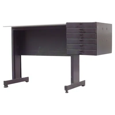 Pre-owned Ettore Sottsass Sottsass Ettore Design In Years 70 For Olivetti Italy Typewriting Desk Synthesis In Black