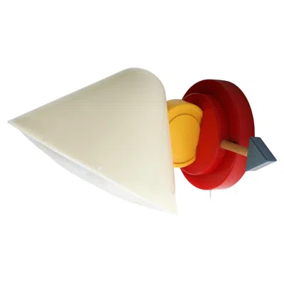 Pre-owned Ettore Sottsass Stoja Wall Lamp By  For Ikea, Sweden, 1970s In Brown