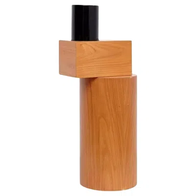 Pre-owned Ettore Sottsass Twenty-seven Woods Chinese Artificial Flower Vase U By  In Brown
