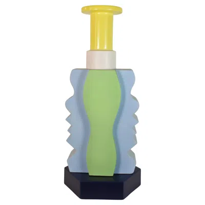 Pre-owned Ettore Sottsass Vase Art. "6000", Design , Bitossi Production, Italy 1991 In Green