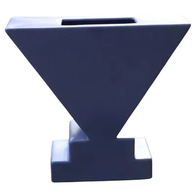 Pre-owned Ettore Sottsass Vase Ceramic 1958 Italy In Purple