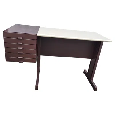 Pre-owned Ettore Sottsass Vintage Olivetti Synthesis Desk By  - 1970s Italian Design Icon In Black