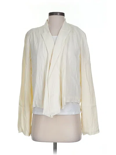 Pre-owned Ett:twa By Anthropologie Jacket In White