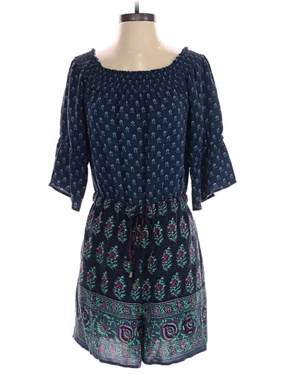 Pre-owned Ett:twa By Anthropologie Romper In Blue