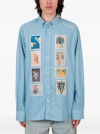 Etudes Studio Andy Warhol Relax Hemd In Blue