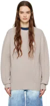 Etudes Studio Beige Boris Sweater In Beige