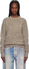 Etudes Studio Beige Regular Round Neck Sweater In Beige