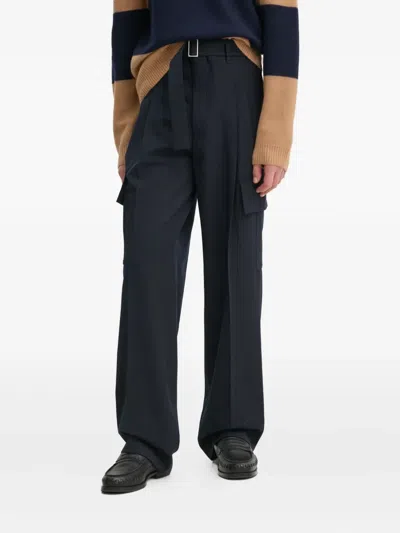 Etudes Studio Belt Cargo Trousers In Black