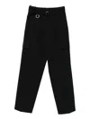 Etudes Studio Belted Cargo Trousers In Black