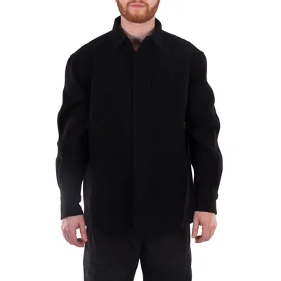 Etudes Studio Black Picture Wool-blend Shirt