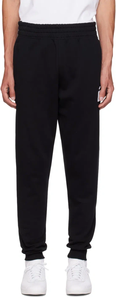 Etudes Studio Black Tempera Patch Sweatpants