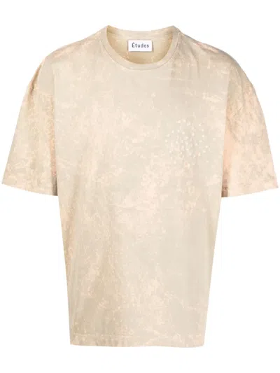 Etudes Studio Bleached Organic Cotton T-shirt In Nude