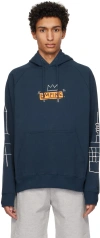 Etudes Studio Blue Racing Empire Hoodie In Blue