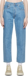 Etudes Studio Blue Side Jeans In Stone