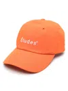 Etudes Studio Booster Logo-embroidered Baseball Cap In Orange