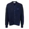 Etudes Studio Boris Logo-patch Cardigan In Black