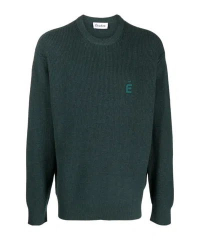 Etudes Studio Boris Logo-patch Jumper In Green