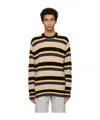 Etudes Studio Boris Striped Knitted Jumper In Nude