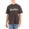 Etudes Studio Biologic Cotton T-shirt With Striped Motif In Multi