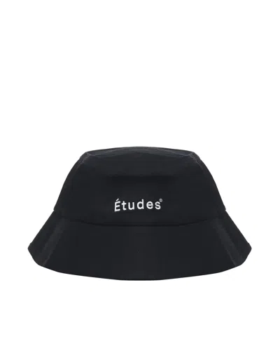 Etudes Studio Bucket Hat With Logo In Black