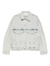 Etudes Studio Button-fastening Denim Jacket In Blue