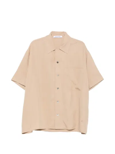 Etudes Studio Buttoned Short-sleeve Shirt In Neutral