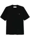 Etudes Studio Logo-embroidered T-shirt In Black