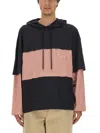 Etudes Studio Color-block Oversized Sweatshirt In Black
