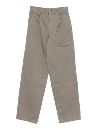 Etudes Studio Cotton Chino Trousers In Neutral