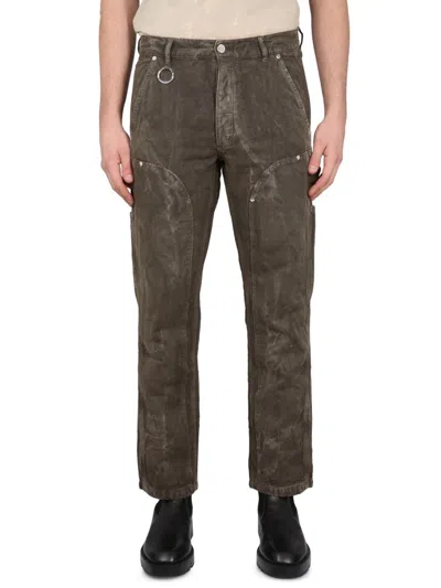 Etudes Studio Cotton Pants In Green