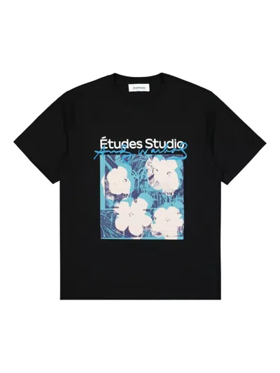 Etudes Studio Cotton T-shirt In Black