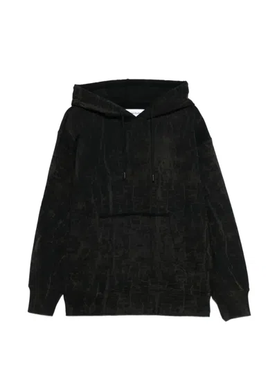 Etudes Studio Cracked Hoodie In Black