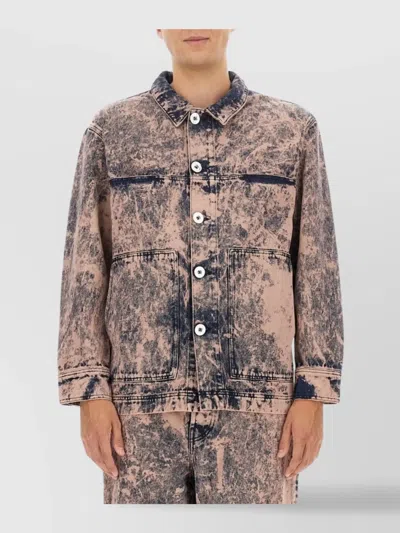 Etudes Studio Denim Jacket With Regular Fit And Collared Design