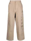 Etudes Studio Distressed Straight-leg Jeans In Neutrals
