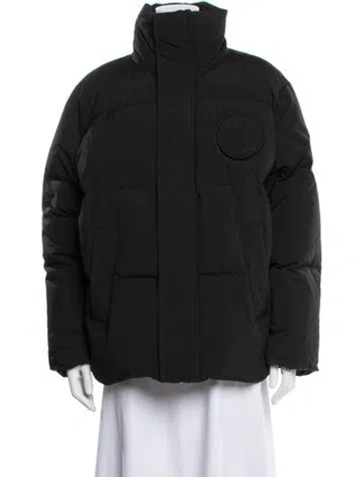 Pre-owned Etudes Studio Down Coat In Black