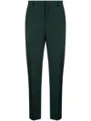 Etudes Studio Downtown Pressed-crease Straight-leg Trousers In Green