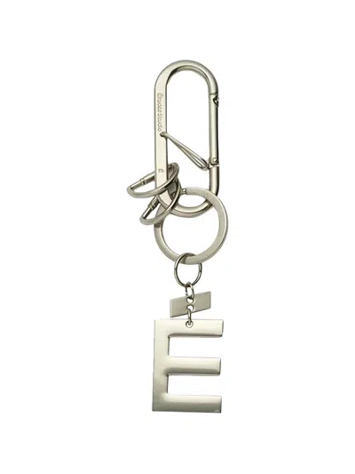 Etudes Studio É Carabiner Keyring In Metallic