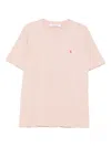 Etudes Studio É Embroidered-logo T-shirt In Pink
