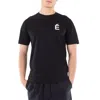 Etudes Studio E Logo Embroidered Regular T-shirt In Black