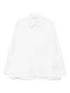 Etudes Studio E-patch Striped Shirt In White
