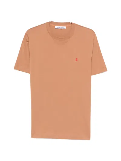 Etudes Studio Embroidered T-shirt In Nude