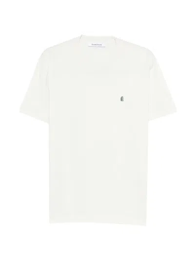 Etudes Studio Embroidered T-shirt In Neutral