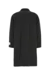 Etudes Studio Etudes Embroidered Wool Blend Coat In Black