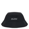 Etudes Studio Etudes Black Logo Embroidered Bucket Hat In Black