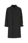 Etudes Studio Etudes Embroidered Wool Blend Coat In Black