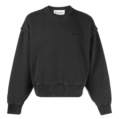Etudes Studio Etudes Felpa Ciment Logo Print Sweatshirt In Black