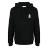 Etudes Studio Etudes Klein Logo Embroidered Hoodie In Black