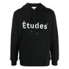 Etudes Studio Etudes Klein Logo Print Cotton Hoodie In Black