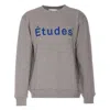 Etudes Studio Etudes Logo Print Long Sleeves Sweatshirt In Gray